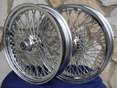 18x3.5  60 Spoke Wheel Set 1984-99 For Harley Softail Heritage • $1018