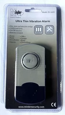 Minder Ultra Thin Vibration Burglar Alarm Shed Caravan Motorhome JN-610V Slim • £5.95