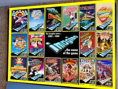 Game Posters Imagine Software Arcadia Spectrum Commodore Vic 20 Amstrad A3 • £9.95