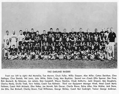 1962 Oakland Raiders Afl Football Team 8x10 Photo Picture California • $5.57