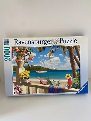 RAVENSBURGER 2000 Piece Jigsaw Puzzle Tropical Paradise Brand New • $40