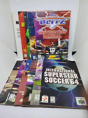 Lot Of Nintendo 64 N64 Manuals Instructions • $34.99