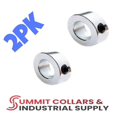 3/4” Bore Set Solid Shaft Collar Zinc Plated. (Qty 2)Free Standard Shipping! • $7.99