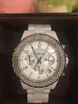 Michael Kors MK5300 White Wrist Watch For Women • $68