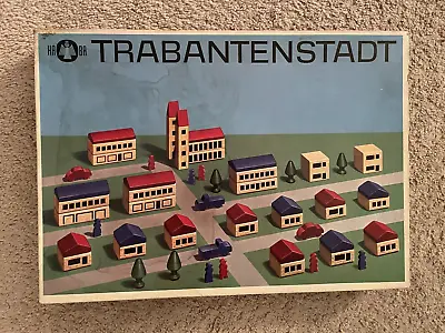 VIntage Haba Trabantenstadt New Town #117 Wooden Blocks West Germany • $48.99