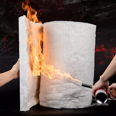 Furnace Fireproof High Temperature Ceramic Fibre Insulation Blanket 25mm 50mm • £49.95