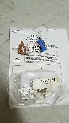 $44.95 • Buy Electro Freeze  H C Duke Ice  Cream Machine Pump Motor Parts Back Switch Plate