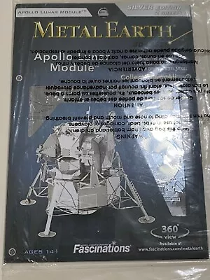 SET Of 2 Metal Earth Apollo Lunar Module & Mars Rover 3D Laser Cut Model Kits • $19.99