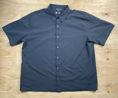 5.11 Tactical Snap Button Up Shirt Mens XL Black Freedom Flex Workwear Uniform • $18.99