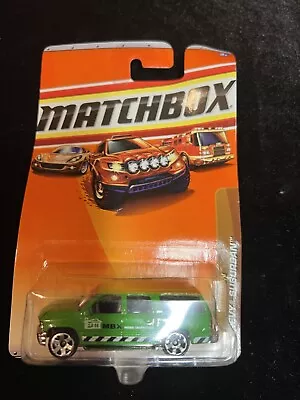 2010 Matchbox /#45 Chevy Suburban / Green / Construction • $5