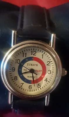 Zurich Cw-2434 Ladys Quartz Wristwatch- Working • £8
