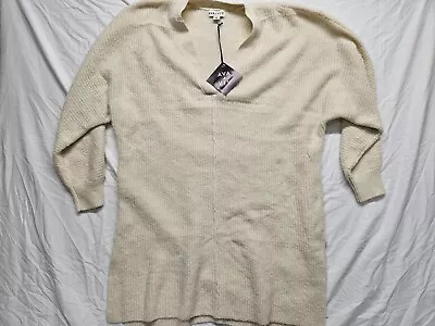 Ava & Viv Women's Plus Size Sweater V Neck Line Pullover Size 2X Cream • $20.99