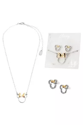 Disney Kids Girls Minnie Mouse Jewellery Set • £8.49