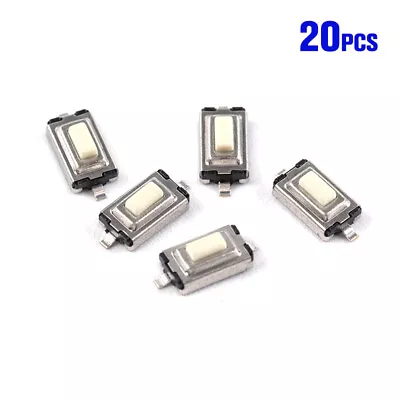 20Pcs Touch Micro Switch 3*6*2.5mm SMD White Button H.go • $1.13