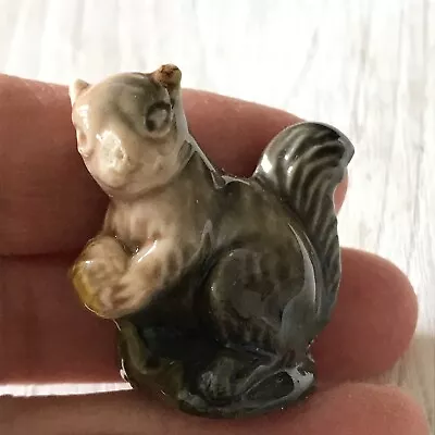 £4.60 • Buy Wade Whimsie Squirrel Tiny Ornament Ceramic Cute Retro Vintage