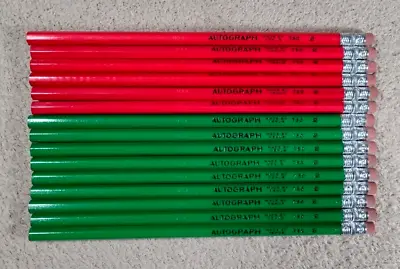 15 - BRAND NEW Vtg Venus Autograph 780 Pencils - Red/Green Outer / Black Lead • $5.50