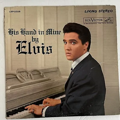 1960 Vintage ELVIS PRESLEY / HIS HAND IN MINE Record Album / RCA LSP-2328 • $20