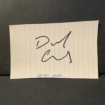 Daniel Craig Authentic Hand Signed Signature Autograph + Coa • £15.39