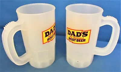 Dad's Root Beer Mugs ~ Vintage Pair ~  Promotion Premium SHARP • $6.35