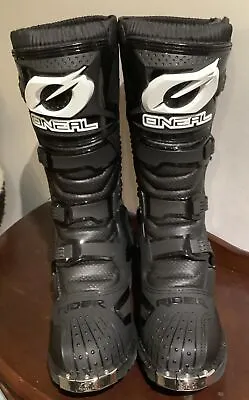 O'Neal MX Rider Motocross Boots #26742  Mens Size 9 Black & White New W/Out Box • $100