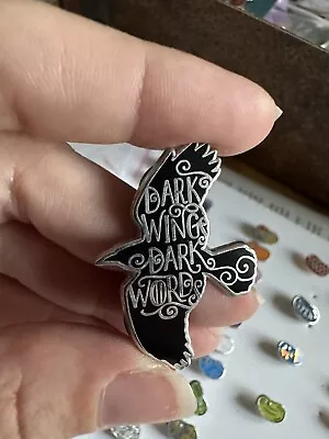 Laserbrain Game Of Thrones Dark Wings Dark Words Bird Fantasy Pin • £20