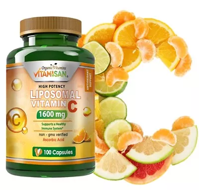 Vitamin C 1600mg - 100 Tab  Support Immune System Vitamin C Pure • $12.55