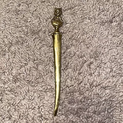 Vintage Brass Letter Opener Cat  Cheshire Cat  6.25Inch! GREAT! QUALITY! • $29.99