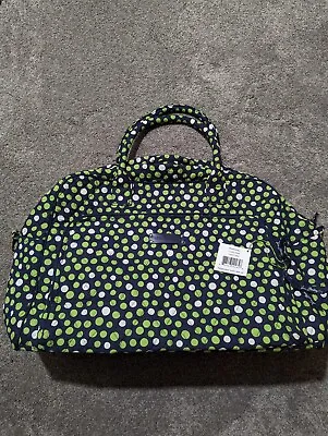 Vera Bradley LUCKY DOTS Weekender Weekend Carry On Overnight Bag NWT NEW • $88