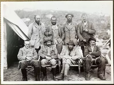 Postcard: 1921 Brit Mt Everest Recon Exp Climbers At 17300' Camp Unposted • $3