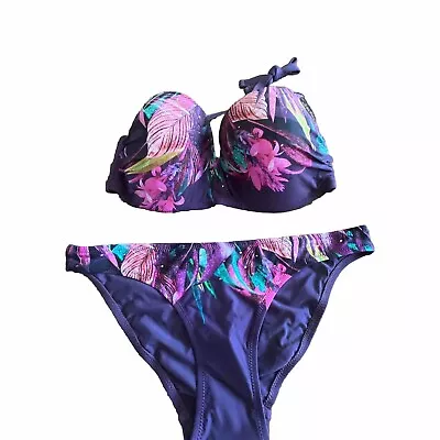 New Matthew Williamson Placement Diamonte Bikini. 32DD34D36B/810 • £35