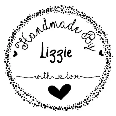 Personalised Laser Rubber Stamp - Handmade By: Heart Splatter • £10.99