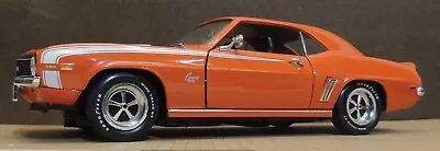 Orange 1969 Camaro Ss396 Ertl 1:18 Scale Diecast Car With Cast Car Publication • $29.99