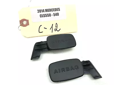 $21.99 • Buy 2012-2018 Mercedes-benz Cls550 B Pillar Badge Trim Cover X2 Oem