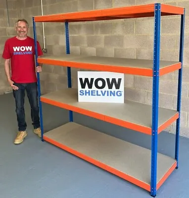 Warehouse Racking Shelving Extra Heavy Duty 300kg Storage Garage Workshop New • £159