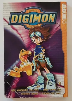 Digimon Volume 1 By Akiyoshi Hongo 2003 OOP Manga • $60