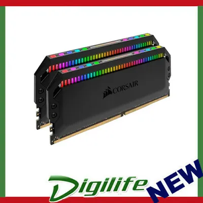 Corsair Dominator Platinum RGB 16GB (2x8GB) DDR4 3600MHz CL18 DIMM Unbuffered 18 • $169