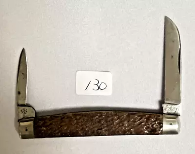 Vintage H. Boker & Co Improved Cutlery Dual Blade Pocket Folding Knife (#130) • $50