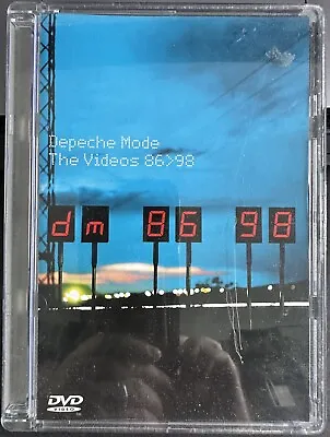 Depeche Mode The Videos '86-98 DVD 1998 • $9.95