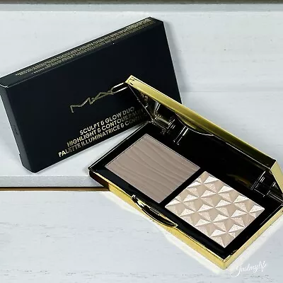 MAC Sculpt & Glow Duo Highlight & Contour Palette 2 Shades: Gleam & Omega NIB • $28