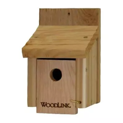 $31.61 • Buy Woodlink Wren Bird House Slanted Roof Air Ventilation Drain Hole Surface Mount