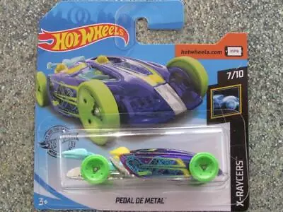 Hot Wheels 2020 #042/250 PEDAL DE METAL Purple With Green Wheels New Casting @B • $4.78