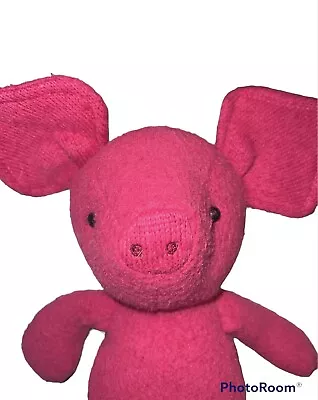Jellycat Vivi Hot Pink Pig Fleece Fuchsia Stuffed Animal Plush Toy Soft 12” • $20
