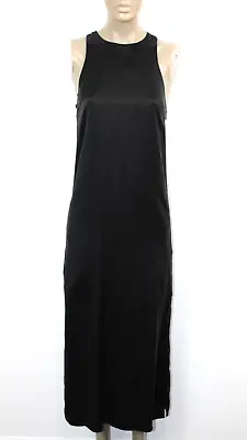 Loulou Studio Sula Black Long Halter Dress Silk W/ Cotton Lining Size XS • £48.65