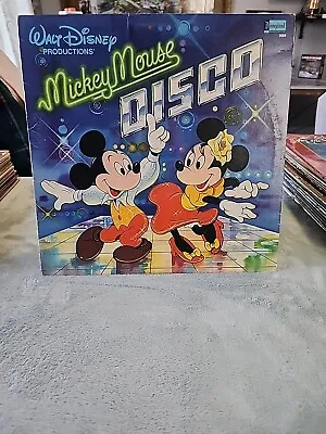 Walt Disney Mickey Mouse Disco - Vinyl Lp 1st Press 1979 Disneyland 2504 Rare  • $9.99