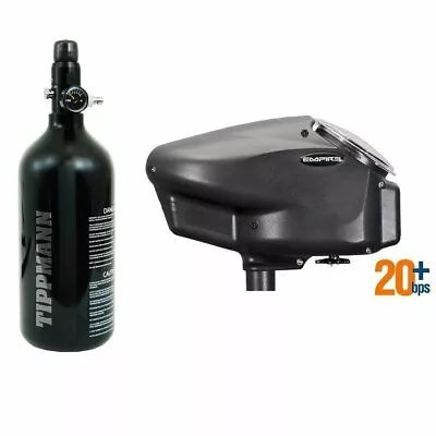 Tippmann Basic 48ci/3000psi HPA Paintball Tank And Halo Too Hopper W/ Ripdrive • $146.90