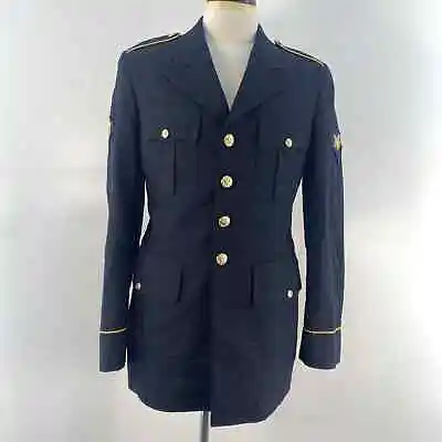 Bremen Bowdon Defense DLA US Army Military Dress Coat Uniform Jacket Mens 36L • $24