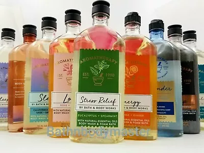 $13.95 • Buy Bath And Body Works Aromatherapy Body Wash Foam Bath Shower Gel 10 Oz *U Choose~