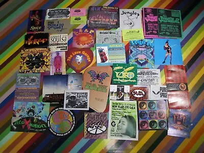 Vtg Rave Dance Event Flyer - San Francisco 1990s Hemp Freakfest Grin PO3 • $38