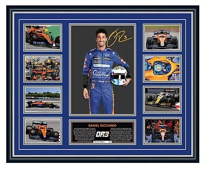 Daniel Ricciardo F1 2021 Mclaren Signed Limited Edition Framed Memorabilia • $129.99