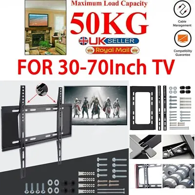 TV Wall Bracket Mount For 32 40 42 46 50 55 60 6570  Inch LCD LED LG SONY UK • £9.96